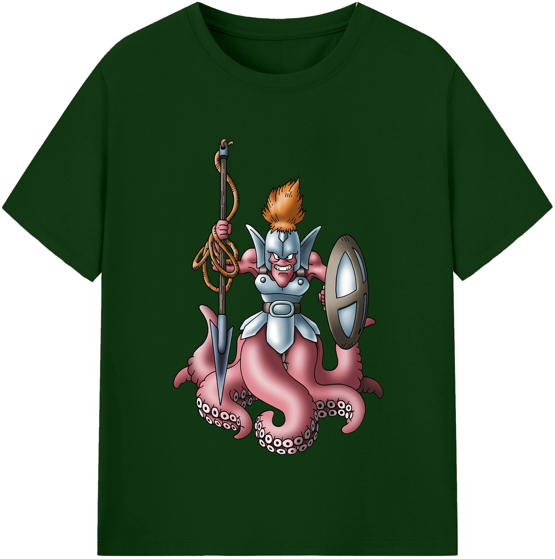 （画像用） ドラゴンクエスト Doragon Kuesuto Dragon Quest 綿100％半袖Tシャツ（フロントプリント）